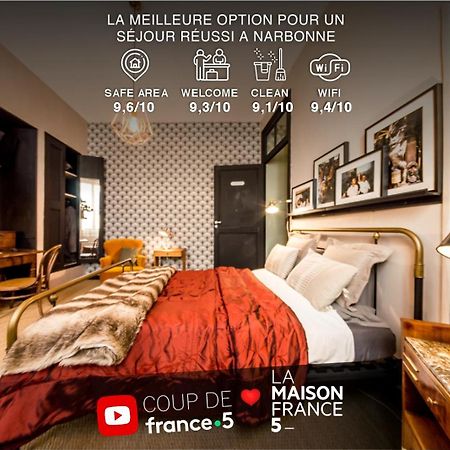 Retromirabeau - Chambre Suite & Appartements De Charme - Localisation Premium Narbonne Eksteriør bilde