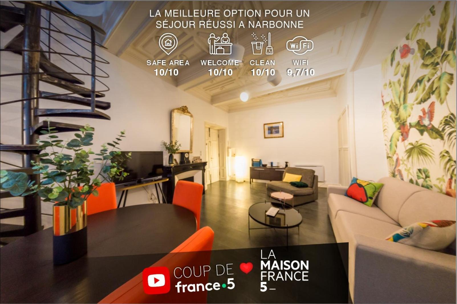 Retromirabeau - Chambre Suite & Appartements De Charme - Localisation Premium Narbonne Eksteriør bilde